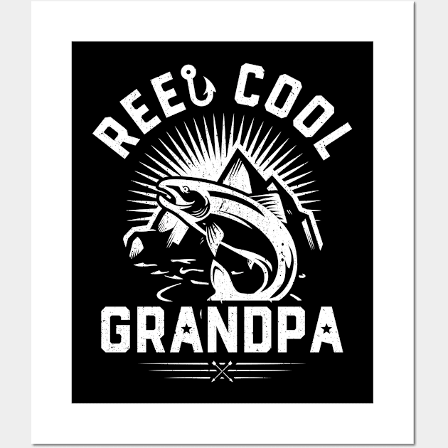 Reel Cool Grandpa Wall Art by trendingoriginals